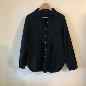 Gap button down with sleeve tabs